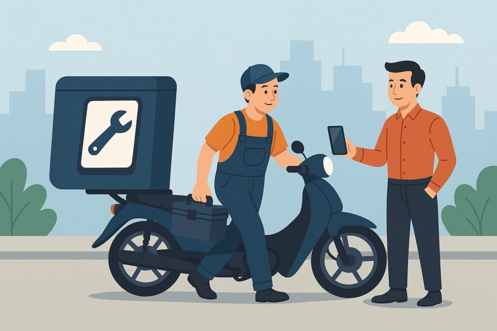 servis on demand pertama di indonesia